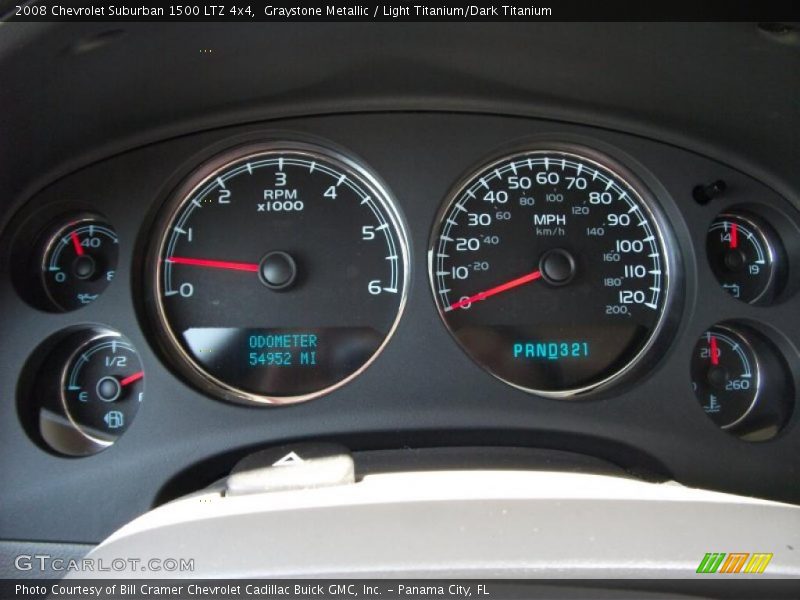 Graystone Metallic / Light Titanium/Dark Titanium 2008 Chevrolet Suburban 1500 LTZ 4x4