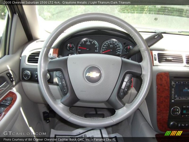 Graystone Metallic / Light Titanium/Dark Titanium 2008 Chevrolet Suburban 1500 LTZ 4x4