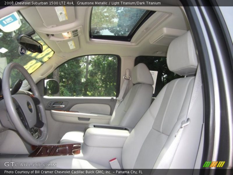 Graystone Metallic / Light Titanium/Dark Titanium 2008 Chevrolet Suburban 1500 LTZ 4x4