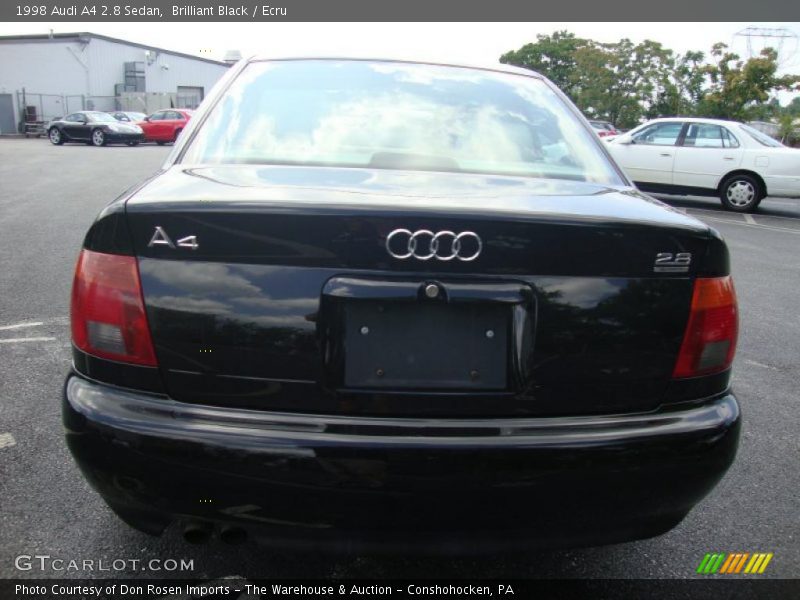Brilliant Black / Ecru 1998 Audi A4 2.8 Sedan