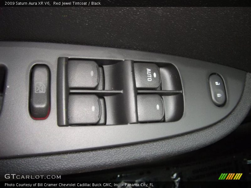 Red Jewel Tintcoat / Black 2009 Saturn Aura XR V6