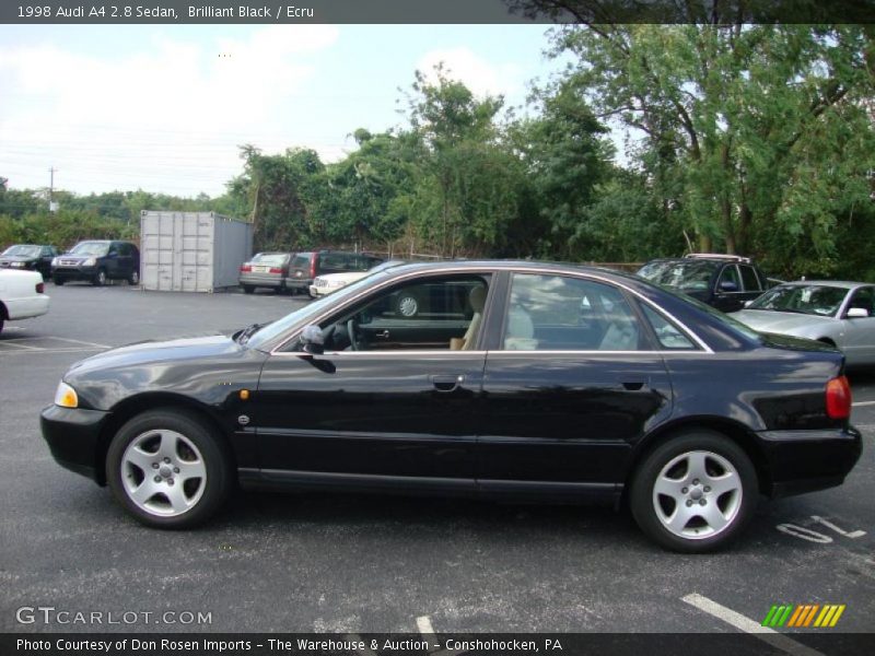 Brilliant Black / Ecru 1998 Audi A4 2.8 Sedan