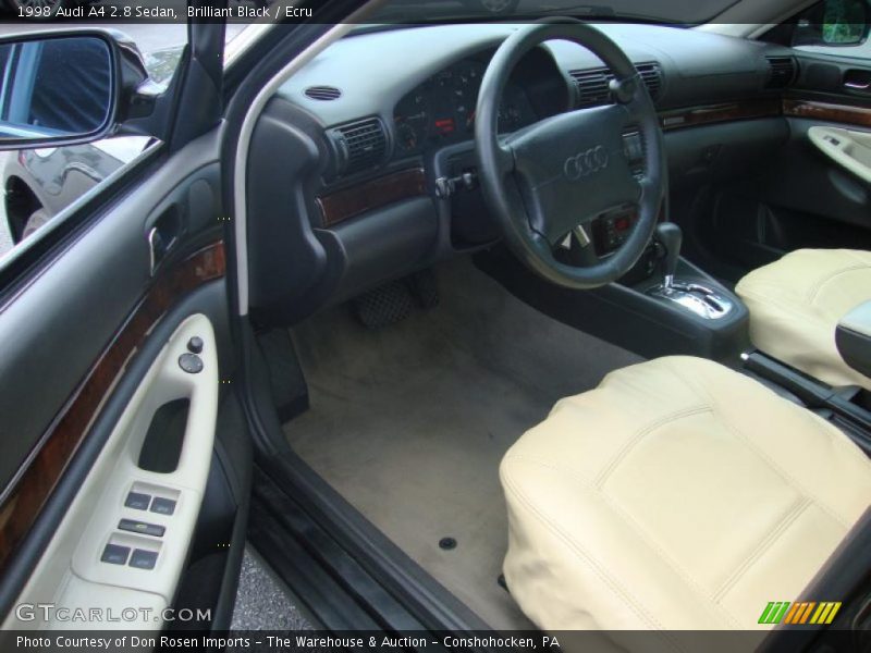 Brilliant Black / Ecru 1998 Audi A4 2.8 Sedan