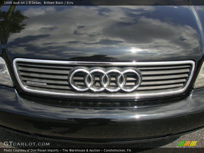 Brilliant Black / Ecru 1998 Audi A4 2.8 Sedan