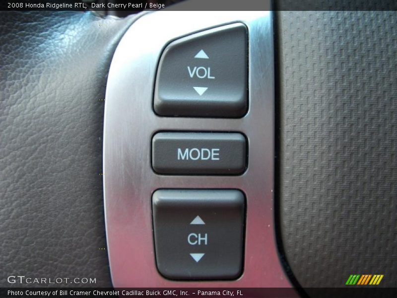 Dark Cherry Pearl / Beige 2008 Honda Ridgeline RTL