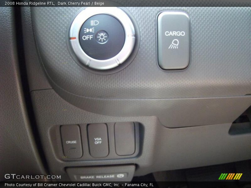 Dark Cherry Pearl / Beige 2008 Honda Ridgeline RTL