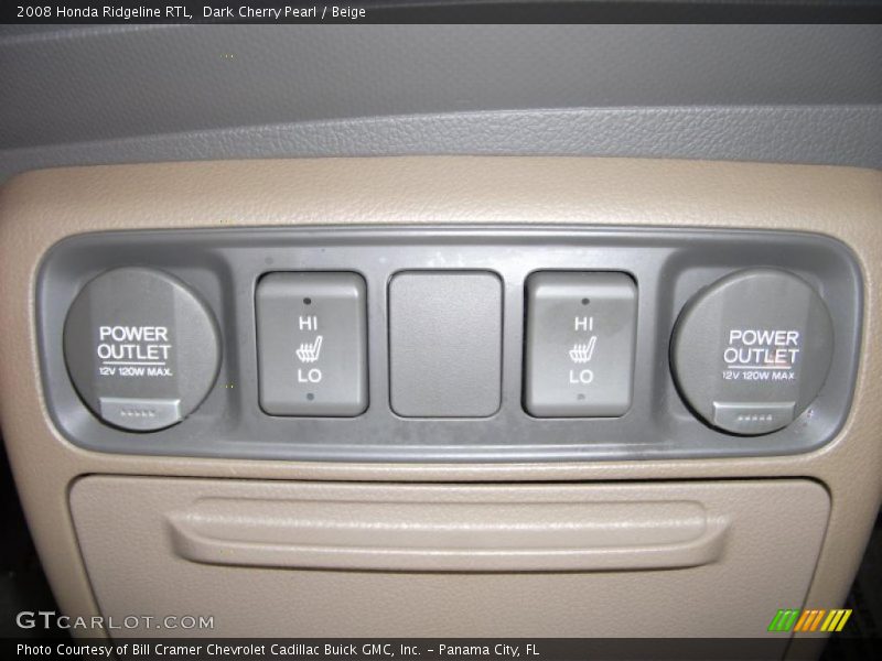 Dark Cherry Pearl / Beige 2008 Honda Ridgeline RTL