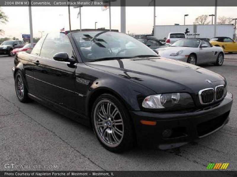 Carbon Black Metallic / Black 2004 BMW M3 Convertible