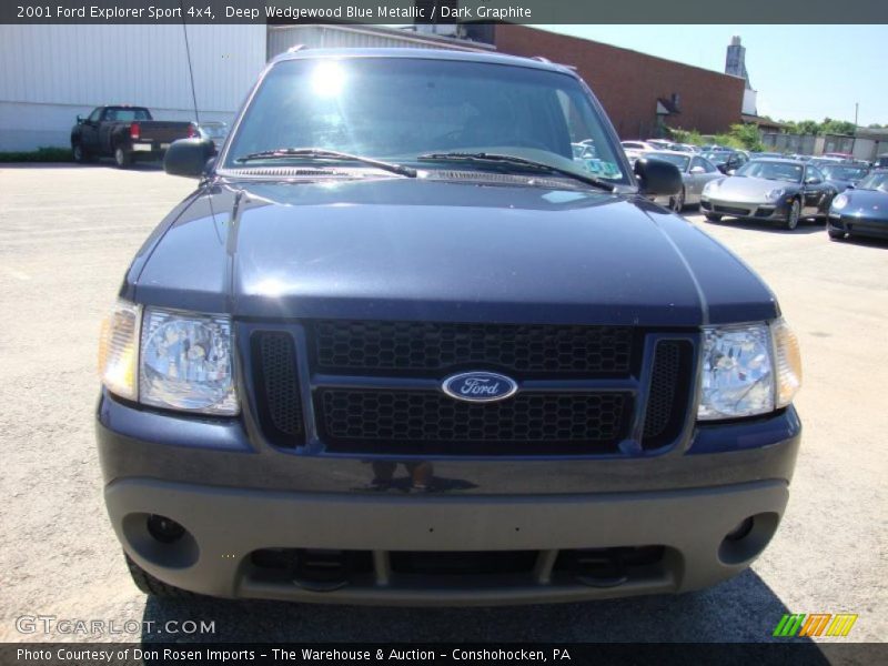 Deep Wedgewood Blue Metallic / Dark Graphite 2001 Ford Explorer Sport 4x4