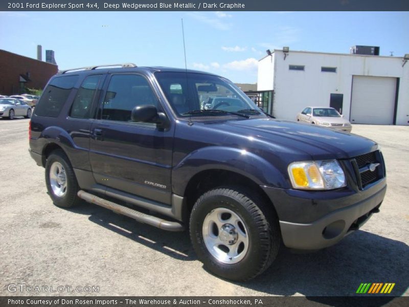 Deep Wedgewood Blue Metallic / Dark Graphite 2001 Ford Explorer Sport 4x4