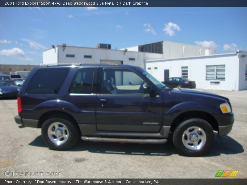 Deep Wedgewood Blue Metallic / Dark Graphite 2001 Ford Explorer Sport 4x4