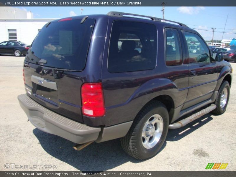 Deep Wedgewood Blue Metallic / Dark Graphite 2001 Ford Explorer Sport 4x4