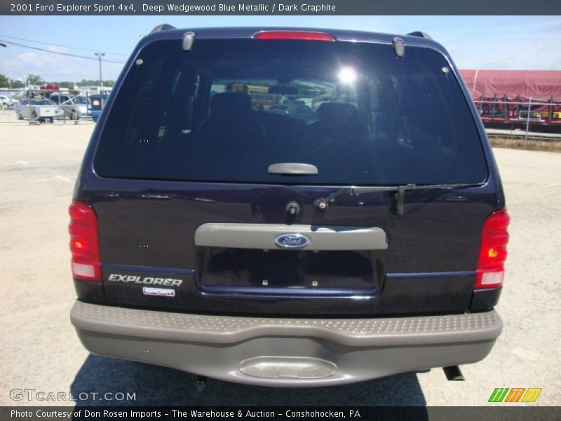 Deep Wedgewood Blue Metallic / Dark Graphite 2001 Ford Explorer Sport 4x4