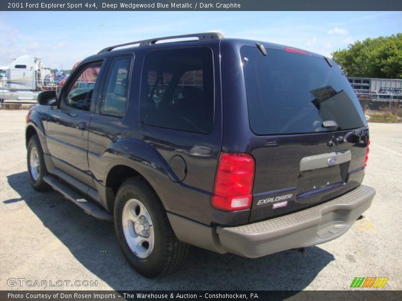 Deep Wedgewood Blue Metallic / Dark Graphite 2001 Ford Explorer Sport 4x4