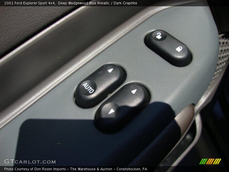 Deep Wedgewood Blue Metallic / Dark Graphite 2001 Ford Explorer Sport 4x4