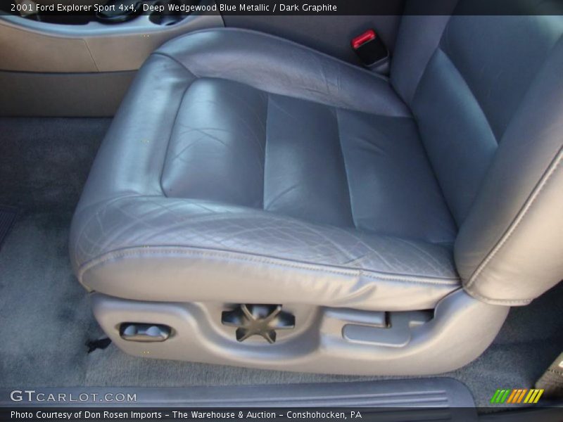 Deep Wedgewood Blue Metallic / Dark Graphite 2001 Ford Explorer Sport 4x4
