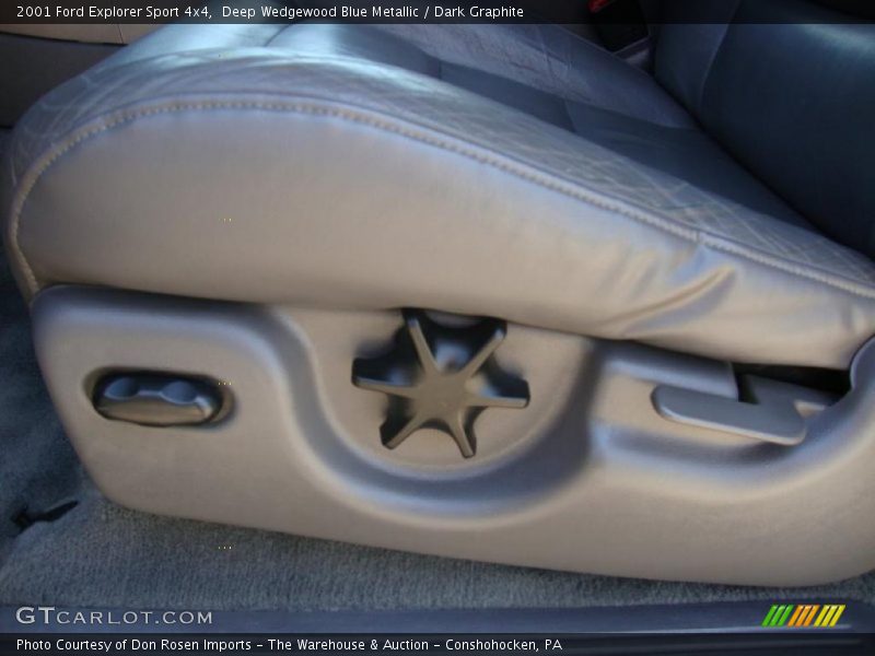 Deep Wedgewood Blue Metallic / Dark Graphite 2001 Ford Explorer Sport 4x4