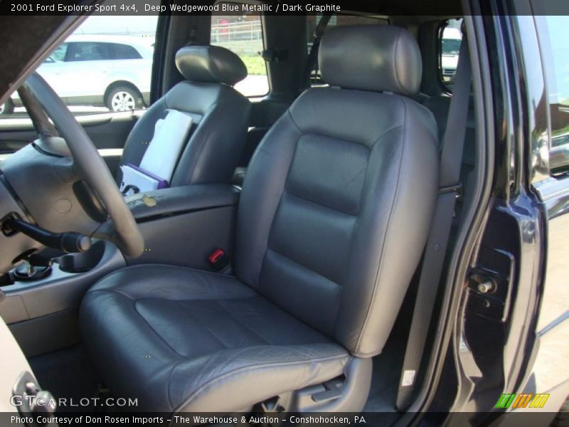 Deep Wedgewood Blue Metallic / Dark Graphite 2001 Ford Explorer Sport 4x4