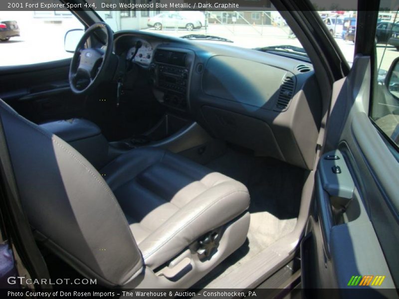 Deep Wedgewood Blue Metallic / Dark Graphite 2001 Ford Explorer Sport 4x4