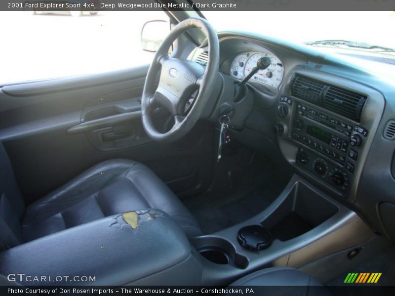 Deep Wedgewood Blue Metallic / Dark Graphite 2001 Ford Explorer Sport 4x4