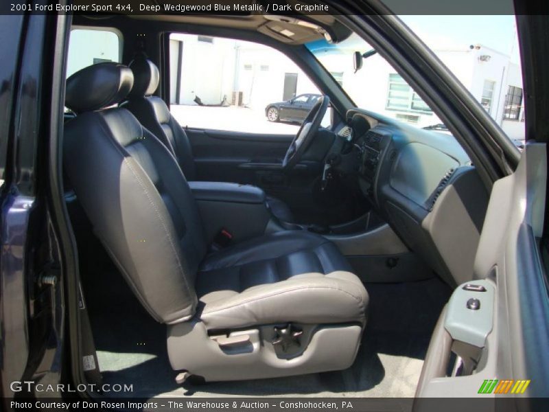 Deep Wedgewood Blue Metallic / Dark Graphite 2001 Ford Explorer Sport 4x4