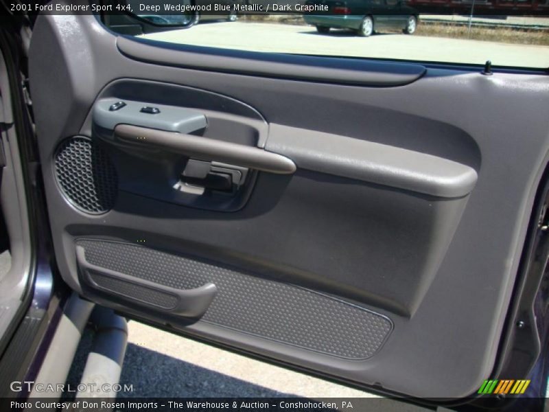 Deep Wedgewood Blue Metallic / Dark Graphite 2001 Ford Explorer Sport 4x4