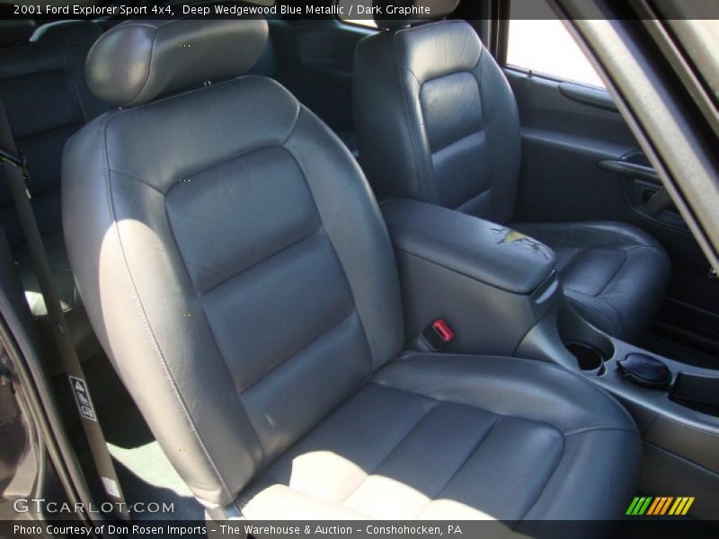 Deep Wedgewood Blue Metallic / Dark Graphite 2001 Ford Explorer Sport 4x4