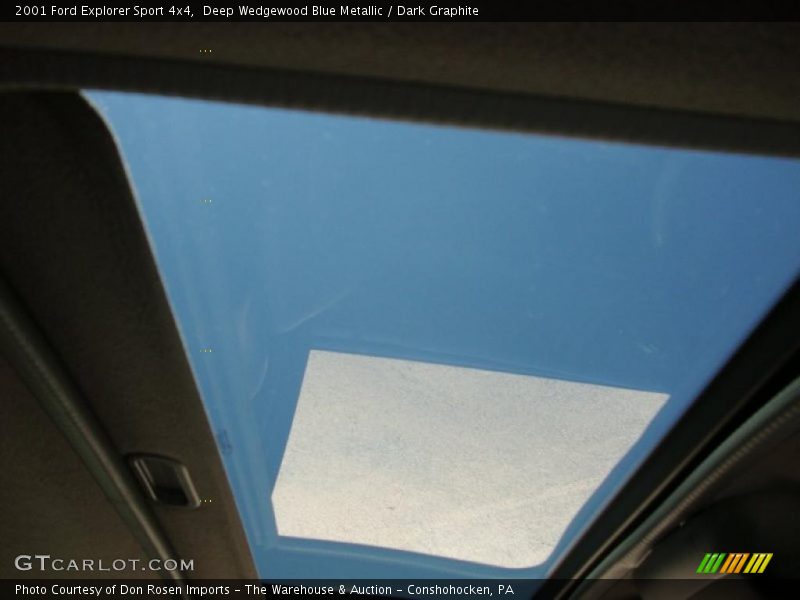 Deep Wedgewood Blue Metallic / Dark Graphite 2001 Ford Explorer Sport 4x4