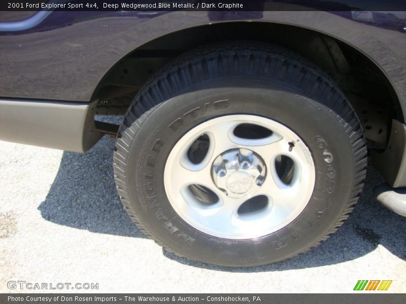Deep Wedgewood Blue Metallic / Dark Graphite 2001 Ford Explorer Sport 4x4