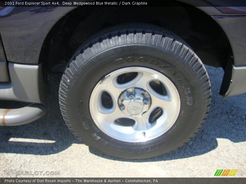 Deep Wedgewood Blue Metallic / Dark Graphite 2001 Ford Explorer Sport 4x4