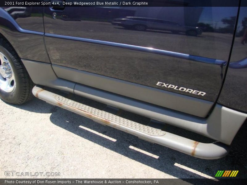 Deep Wedgewood Blue Metallic / Dark Graphite 2001 Ford Explorer Sport 4x4