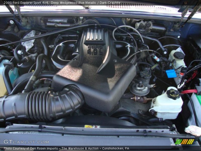 Deep Wedgewood Blue Metallic / Dark Graphite 2001 Ford Explorer Sport 4x4
