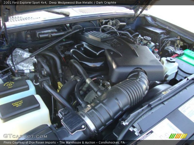 Deep Wedgewood Blue Metallic / Dark Graphite 2001 Ford Explorer Sport 4x4