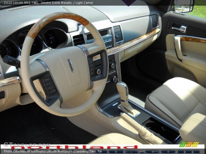 Smoke Stone Metallic / Light Camel 2010 Lincoln MKZ FWD