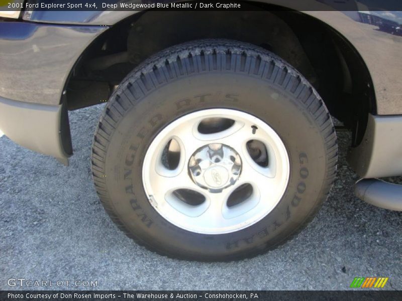 Deep Wedgewood Blue Metallic / Dark Graphite 2001 Ford Explorer Sport 4x4