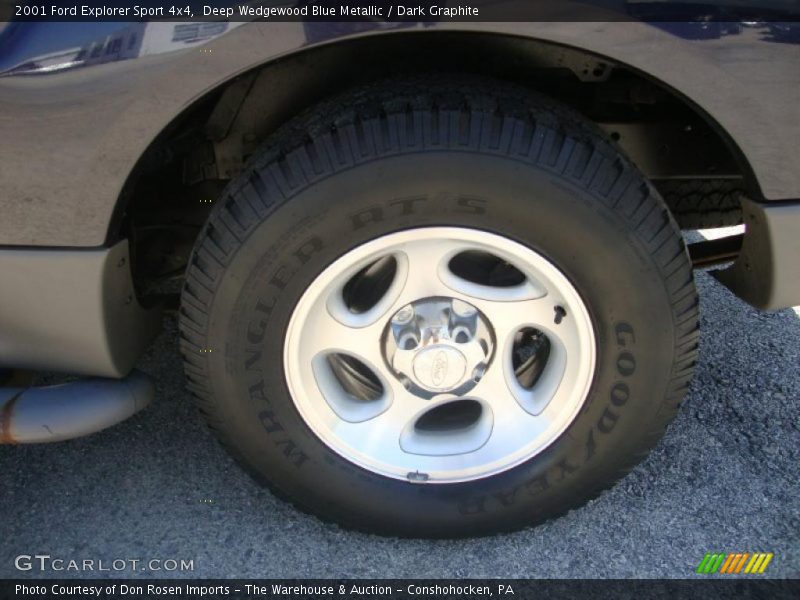 Deep Wedgewood Blue Metallic / Dark Graphite 2001 Ford Explorer Sport 4x4