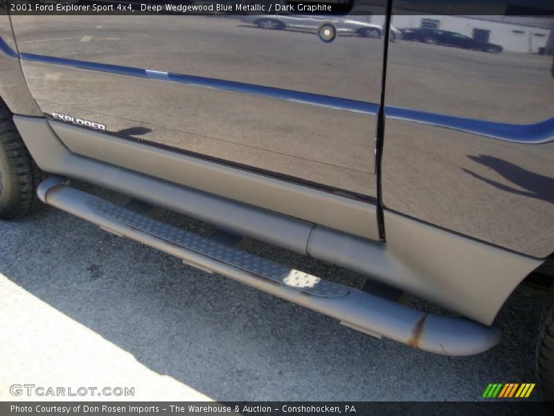 Deep Wedgewood Blue Metallic / Dark Graphite 2001 Ford Explorer Sport 4x4