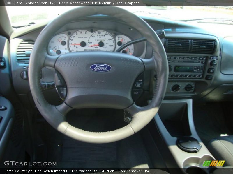 Deep Wedgewood Blue Metallic / Dark Graphite 2001 Ford Explorer Sport 4x4
