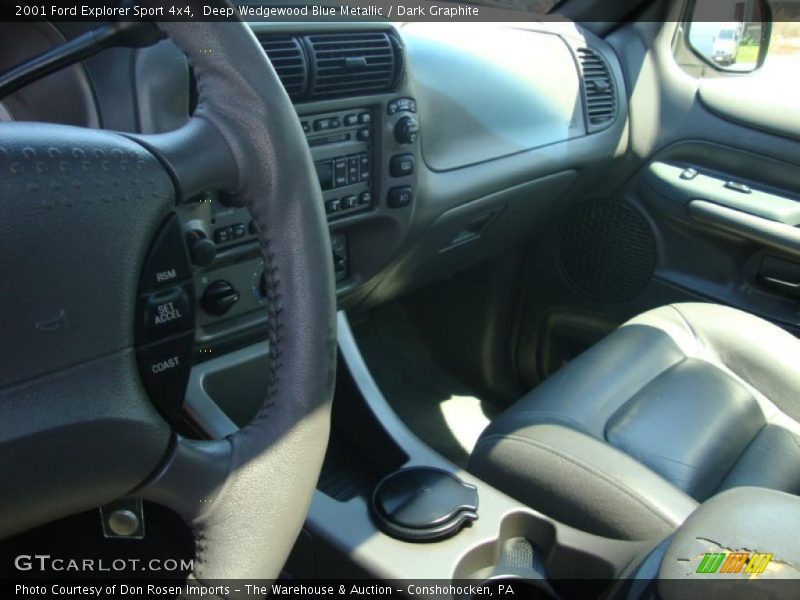Deep Wedgewood Blue Metallic / Dark Graphite 2001 Ford Explorer Sport 4x4