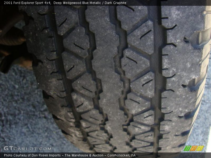 Deep Wedgewood Blue Metallic / Dark Graphite 2001 Ford Explorer Sport 4x4
