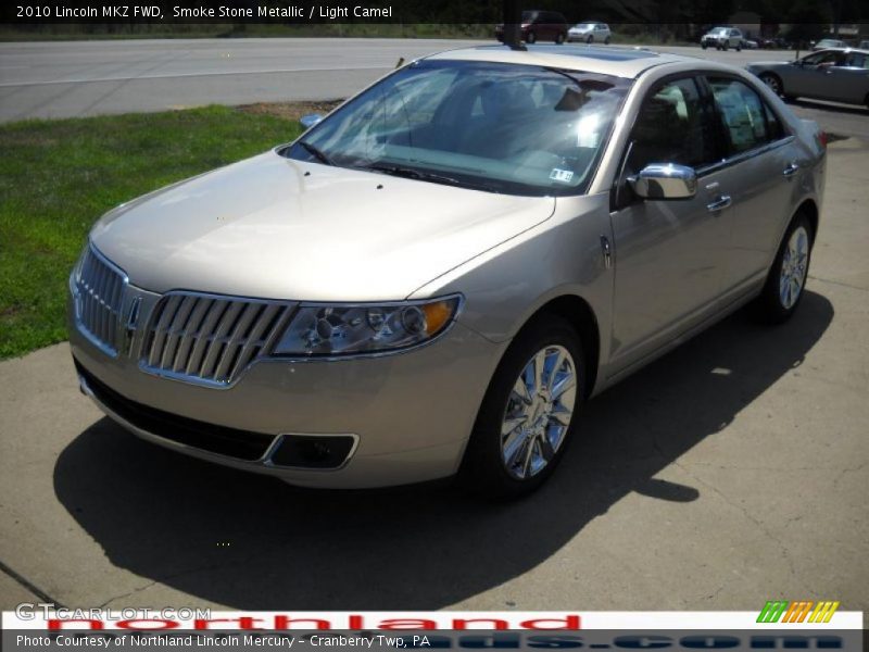 Smoke Stone Metallic / Light Camel 2010 Lincoln MKZ FWD