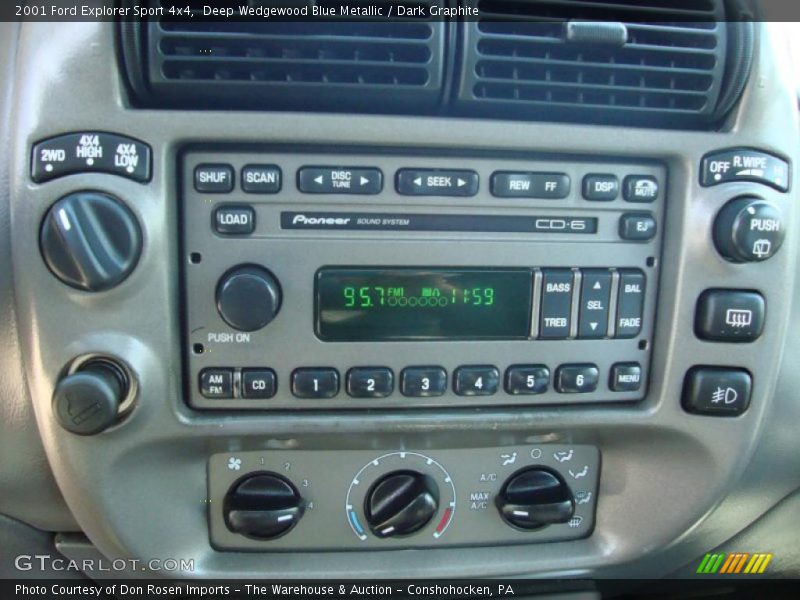 Deep Wedgewood Blue Metallic / Dark Graphite 2001 Ford Explorer Sport 4x4