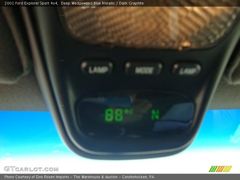 Deep Wedgewood Blue Metallic / Dark Graphite 2001 Ford Explorer Sport 4x4