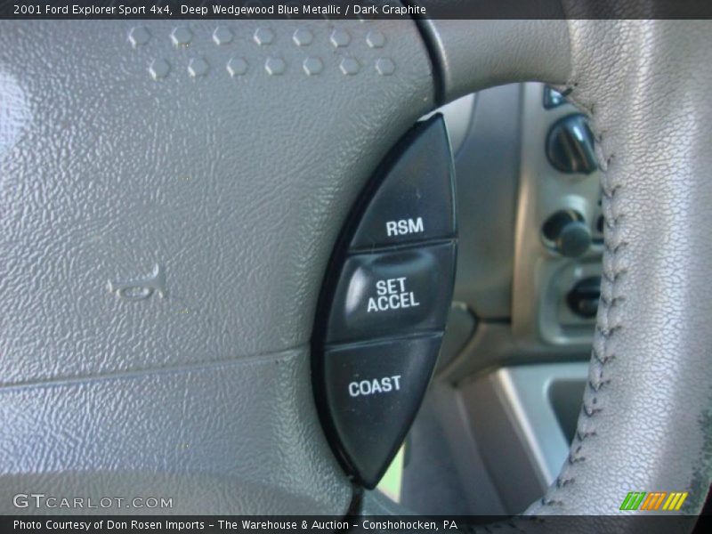 Deep Wedgewood Blue Metallic / Dark Graphite 2001 Ford Explorer Sport 4x4