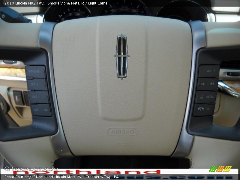 Smoke Stone Metallic / Light Camel 2010 Lincoln MKZ FWD