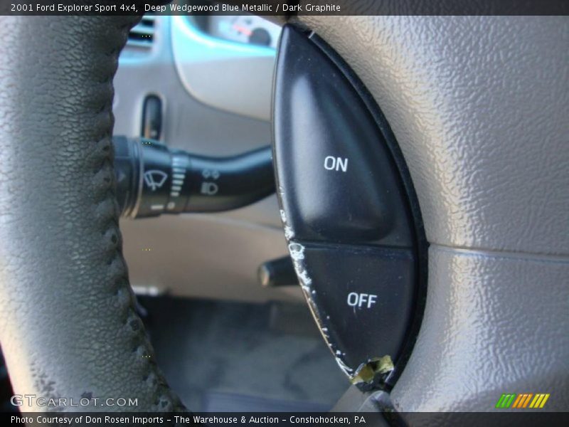 Deep Wedgewood Blue Metallic / Dark Graphite 2001 Ford Explorer Sport 4x4