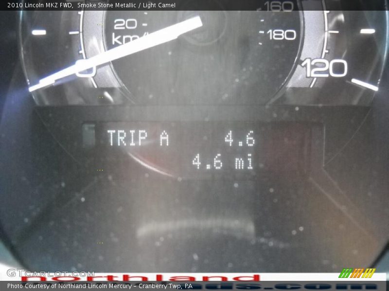 Smoke Stone Metallic / Light Camel 2010 Lincoln MKZ FWD