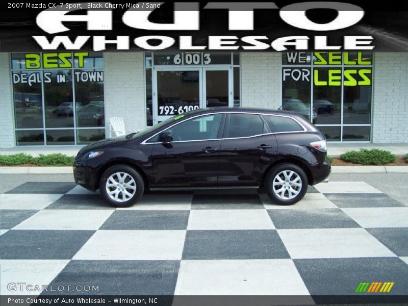 Black Cherry Mica / Sand 2007 Mazda CX-7 Sport