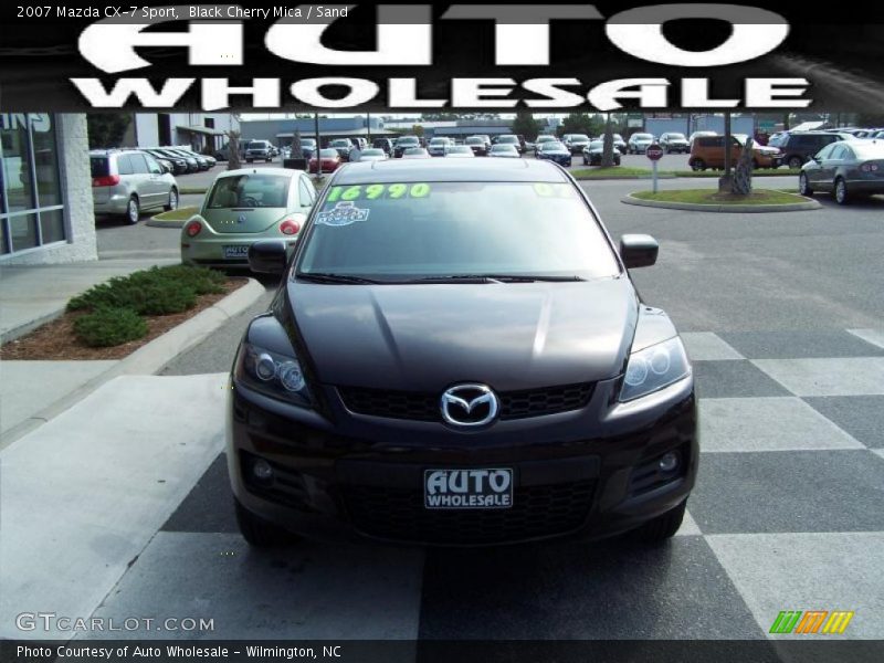 Black Cherry Mica / Sand 2007 Mazda CX-7 Sport