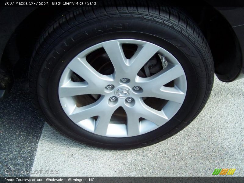 Black Cherry Mica / Sand 2007 Mazda CX-7 Sport
